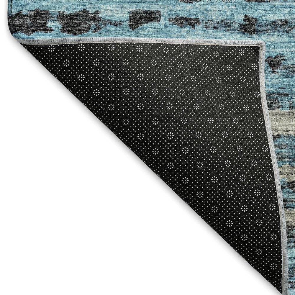 Premium Machine Washable Mayfield  Peacock 10' x 14' Rug. Picture 2