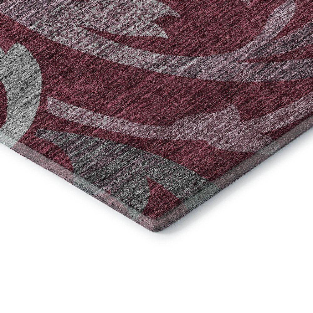Premium Machine Washable Mayfield AMF764 Garnet 10' x 14' Rug. Picture 3