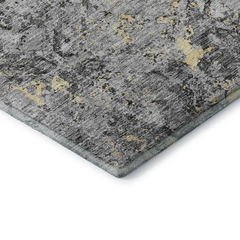 Premium Machine Washable Mayfield AMF768 Gray 10' x 14' Rug. Picture 3