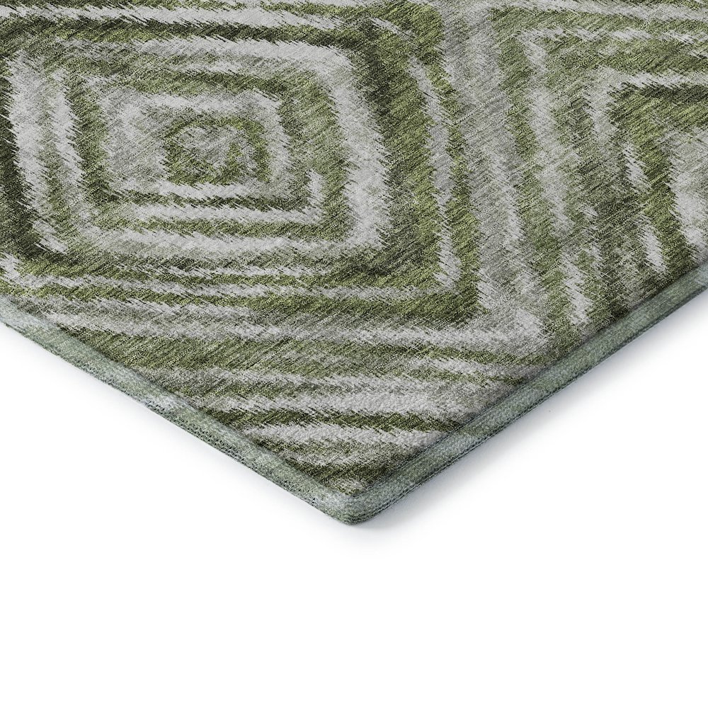 Premium Machine Washable Mayfield AMF781 Aloe 10' x 14' Rug. Picture 3