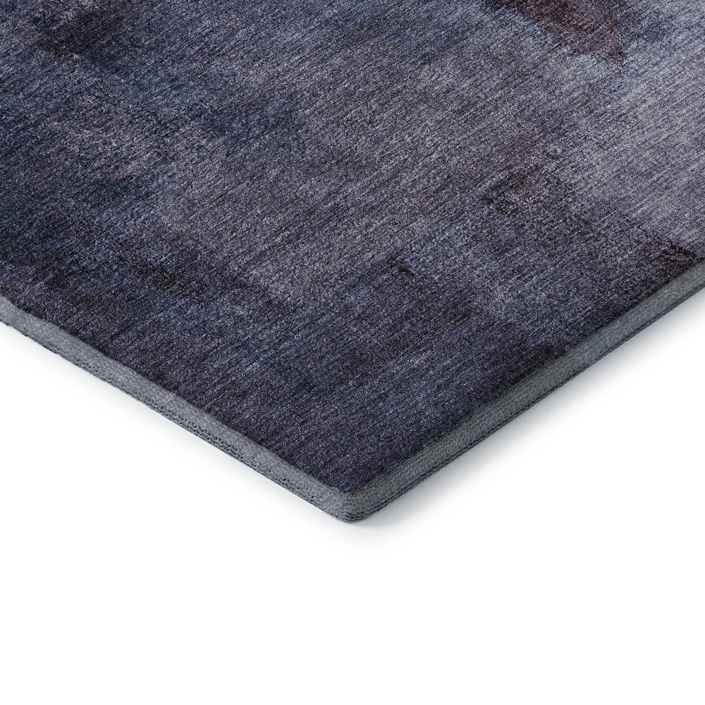 Premium Machine Washable Mayfield AMF787 Navy 10' x 14' Rug. Picture 3