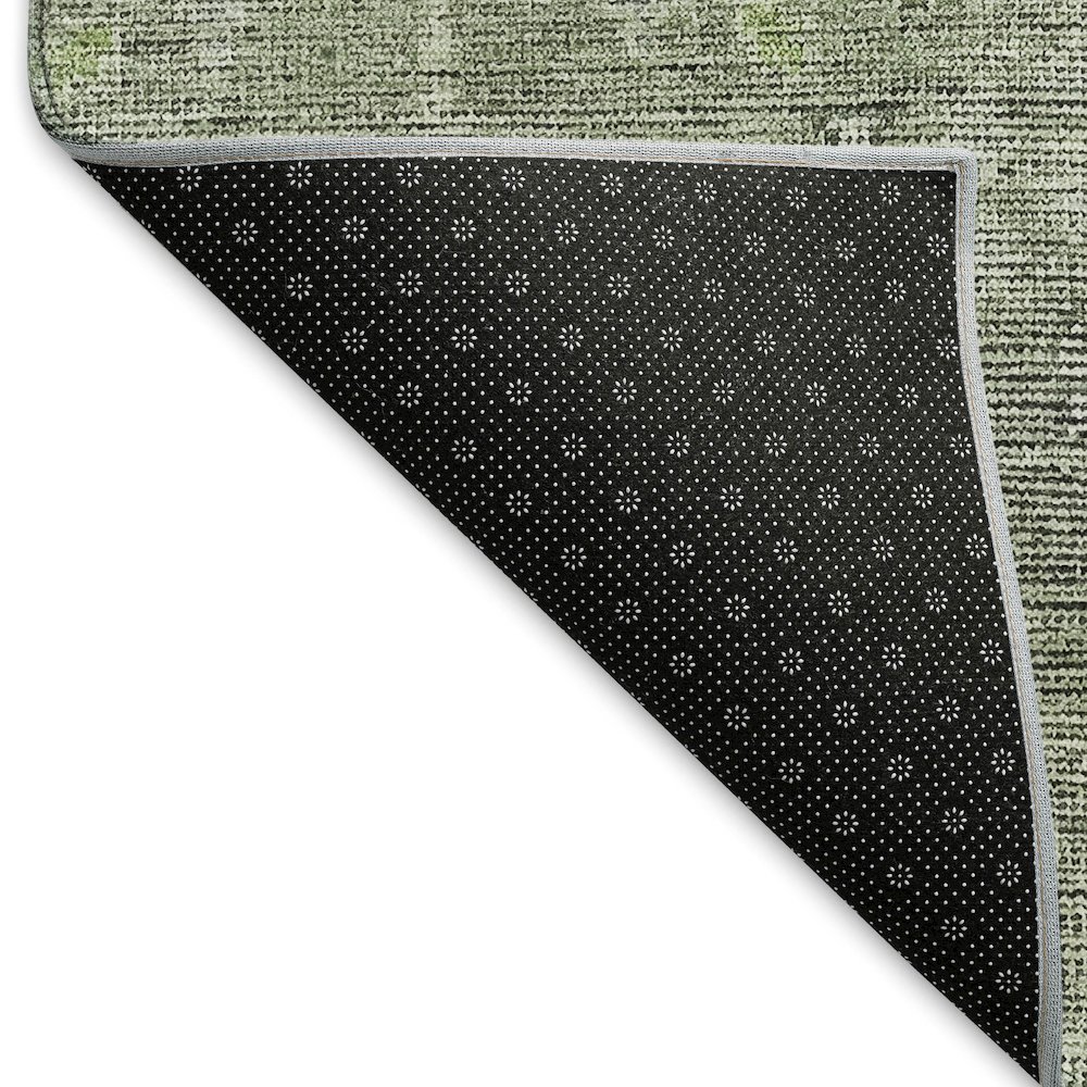 Premium Machine Washable Mayfield AMF790 Green 10' x 14' Rug. Picture 2