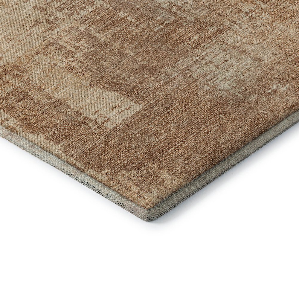Premium Machine Washable Mayfield AMF796 Terracotta 10' x 14' Rug. Picture 3