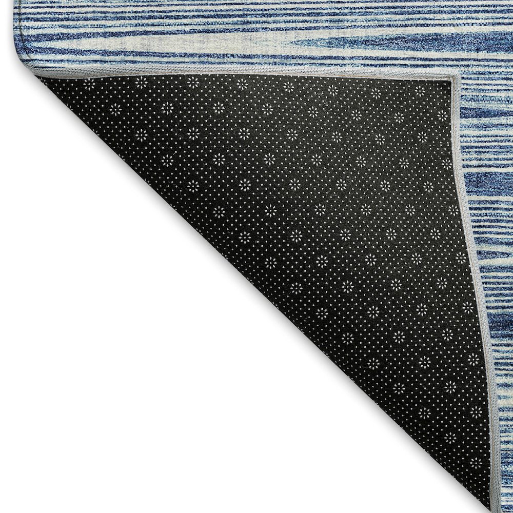 Premium Machine Washable Mayfield AMF800 Blue 10' x 14' Rug. Picture 2