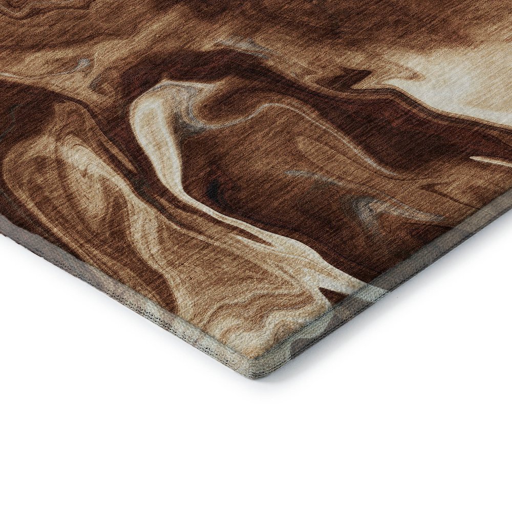 Premium Machine Washable Mayfield AMF802 Paprika 10' x 14' Rug. Picture 3