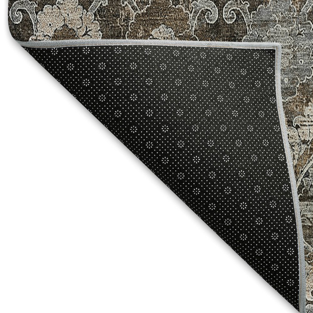 Premium Machine Washable Mayfield AMF821 Chocolate 10' x 14' Rug. Picture 2