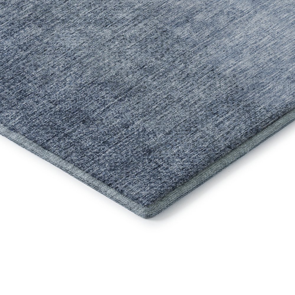 Premium Machine Washable Mayfield AMF822 Blue 10' x 14' Rug. Picture 3