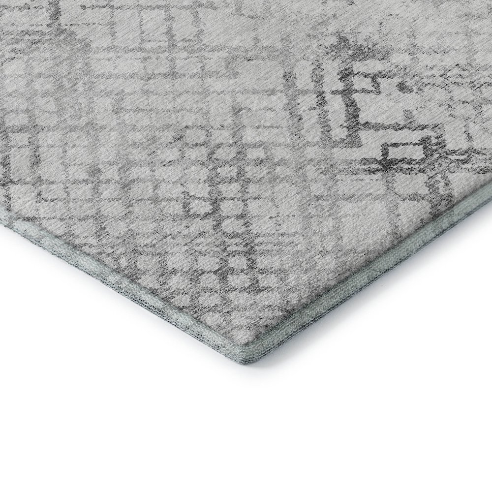 Premium Machine Washable Mayfield AMF824 Gray 10' x 14' Rug. Picture 3