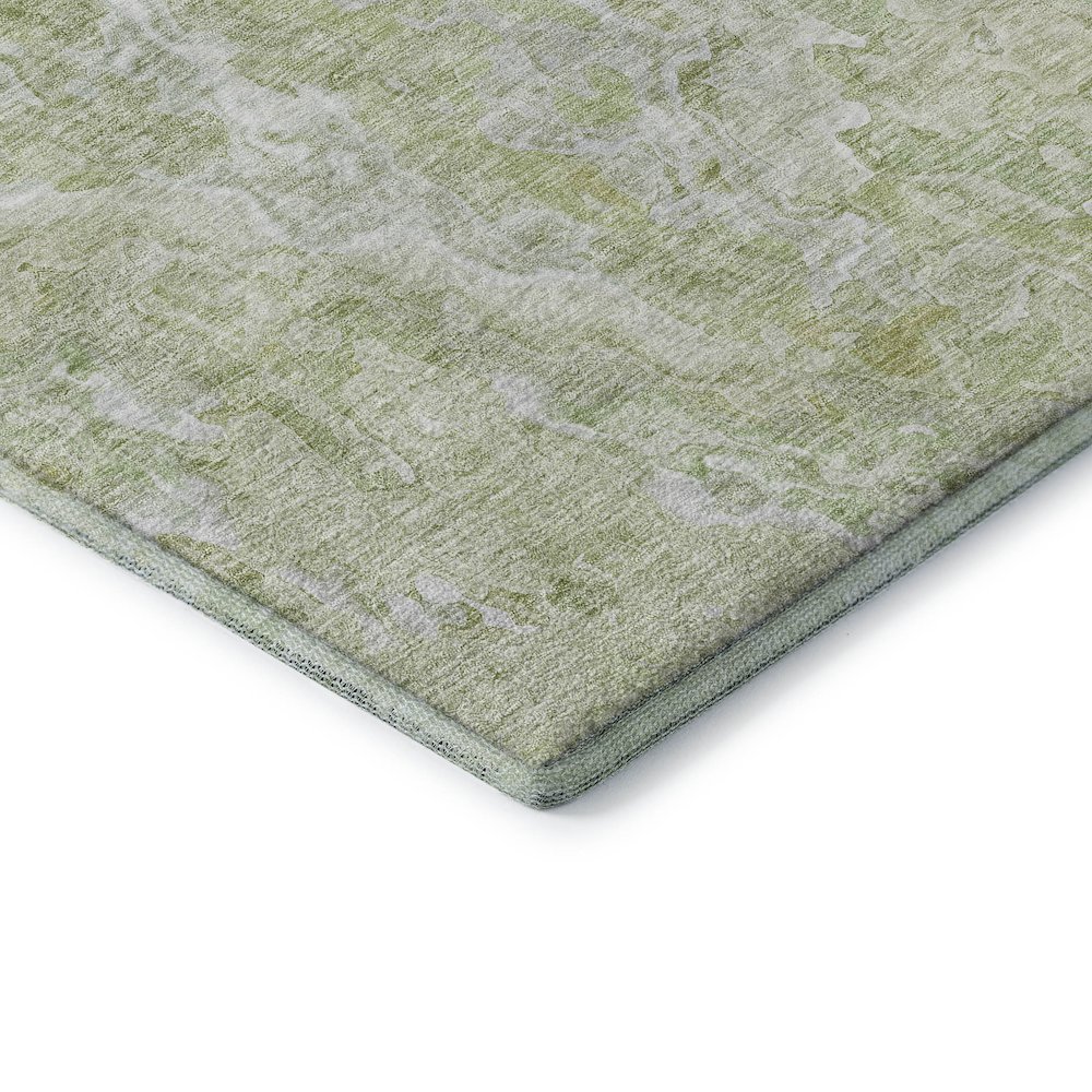 Premium Machine Washable Mayfield AMF829 Green 10' x 14' Rug. Picture 3