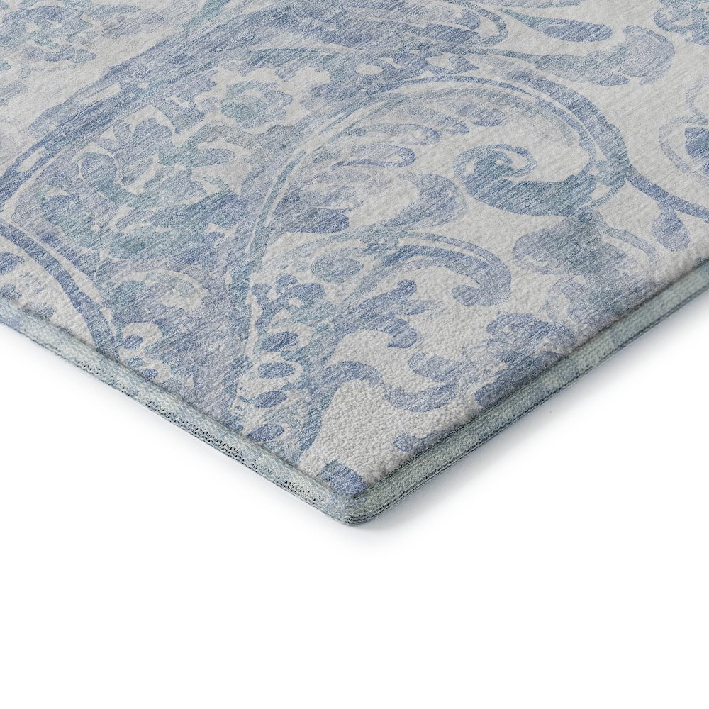 Premium Machine Washable Mayfield AMF835 Sky 10' x 14' Rug. Picture 3