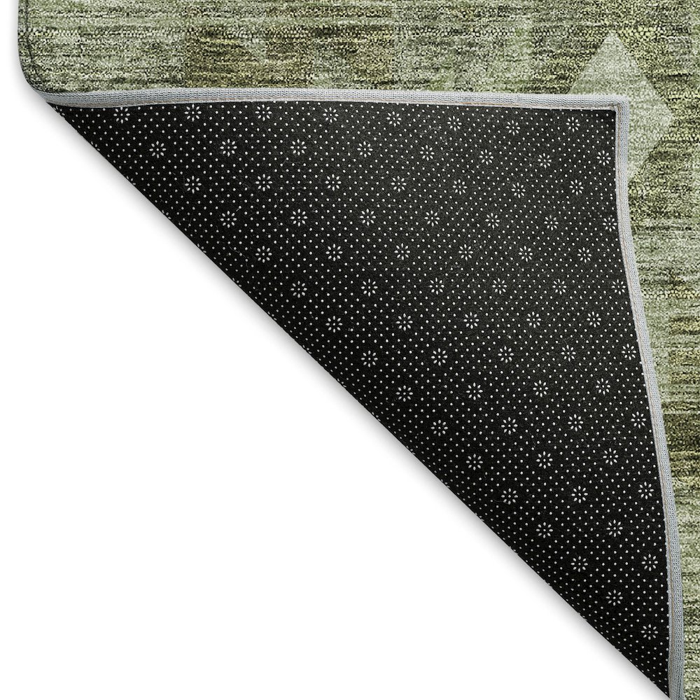 Premium Machine Washable Mayfield AMF837 Olive 10' x 14' Rug. Picture 2