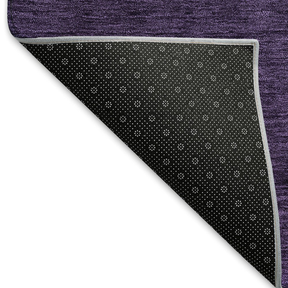 Premium Machine Washable Mayfield AMF844 Eggplant 10' x 14' Rug. Picture 2