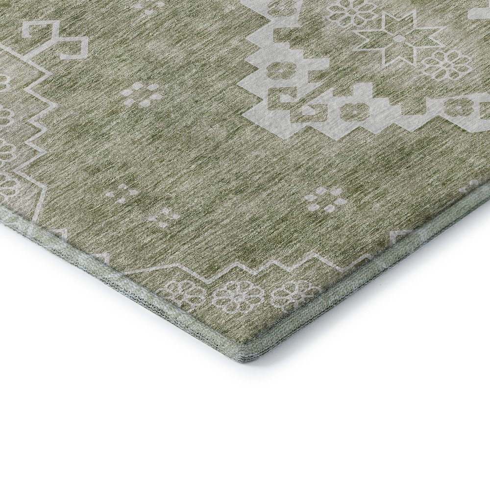 Premium Machine Washable Mayfield AMF847 Aloe 10' x 14' Rug. Picture 3