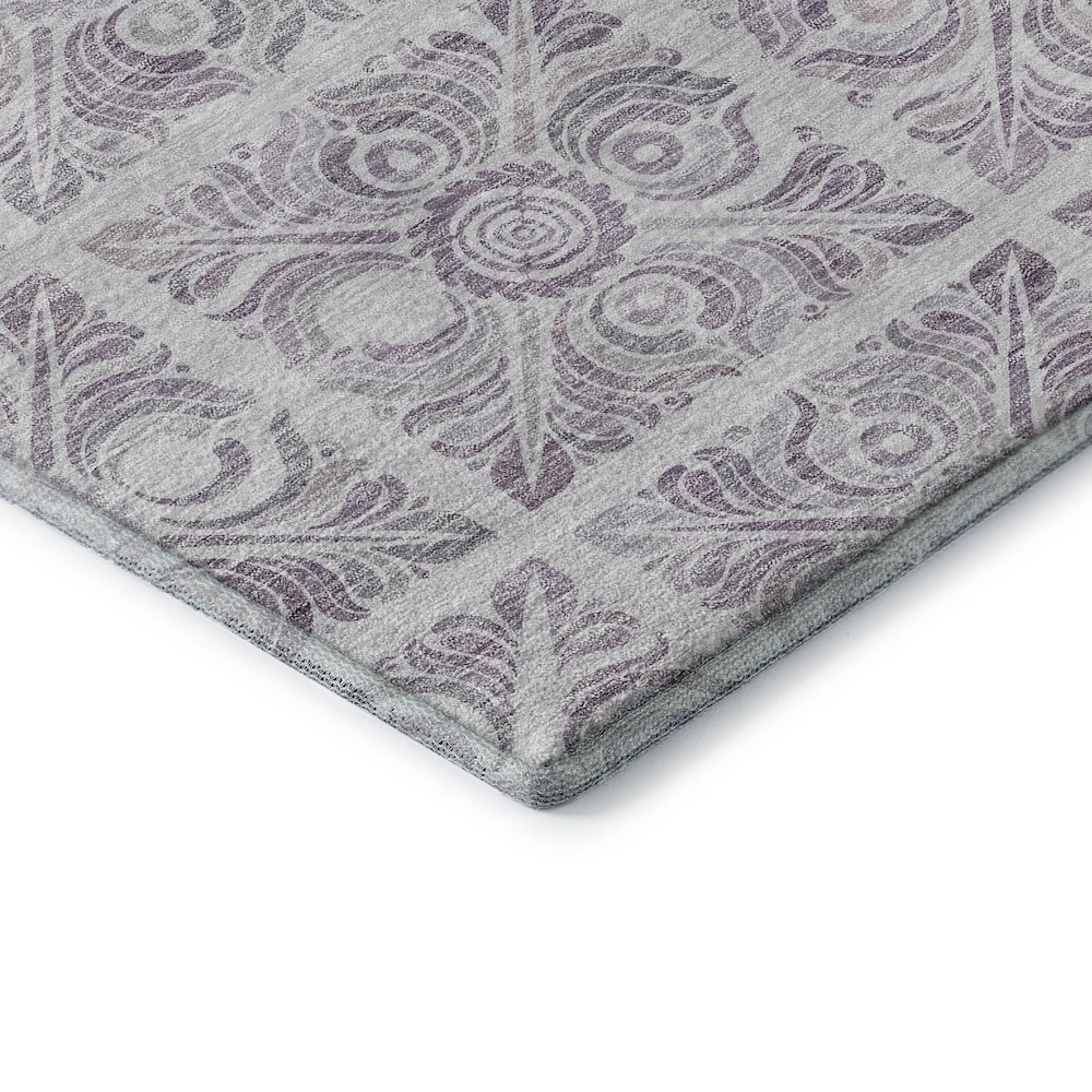Premium Machine Washable Mayfield AMF854 Lavender 10' x 14' Rug. Picture 3