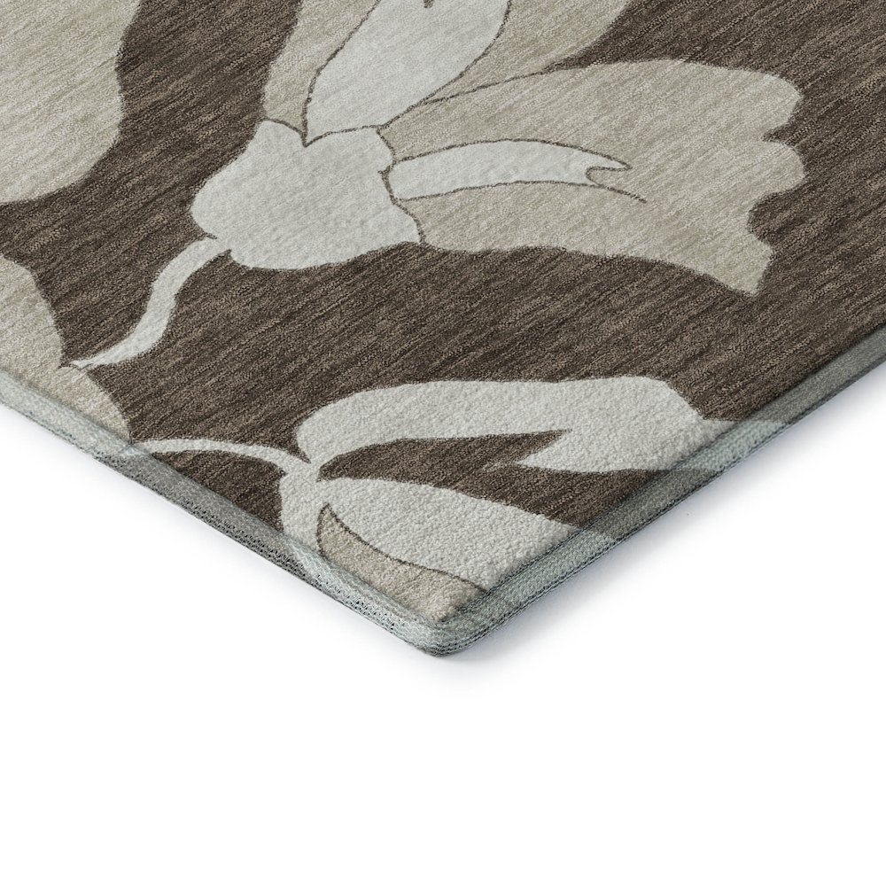 Premium Machine Washable Mayfield AMF857 Brown 10' x 14' Rug. Picture 3