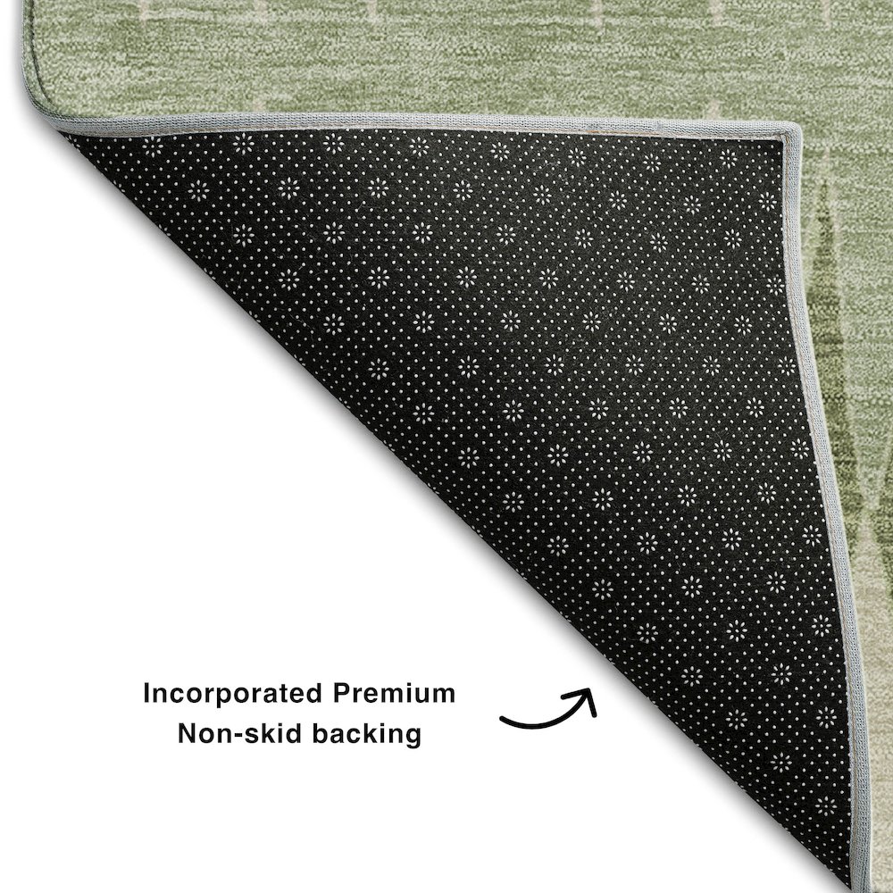 Premium Machine Washable Mayfield AMF867 Aloe 10' x 14' Rug. Picture 2