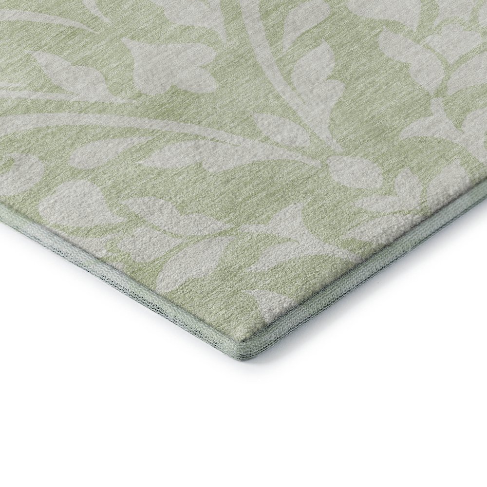 Premium Machine Washable Mayfield AMF875 Aloe 10' x 14' Rug. Picture 3