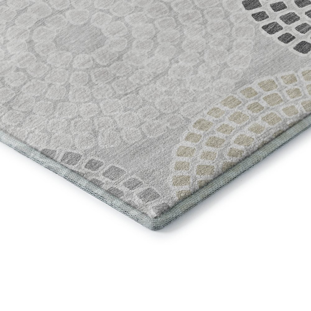 Premium Machine Washable Mayfield AMF882 Gray 10' x 14' Rug. Picture 3