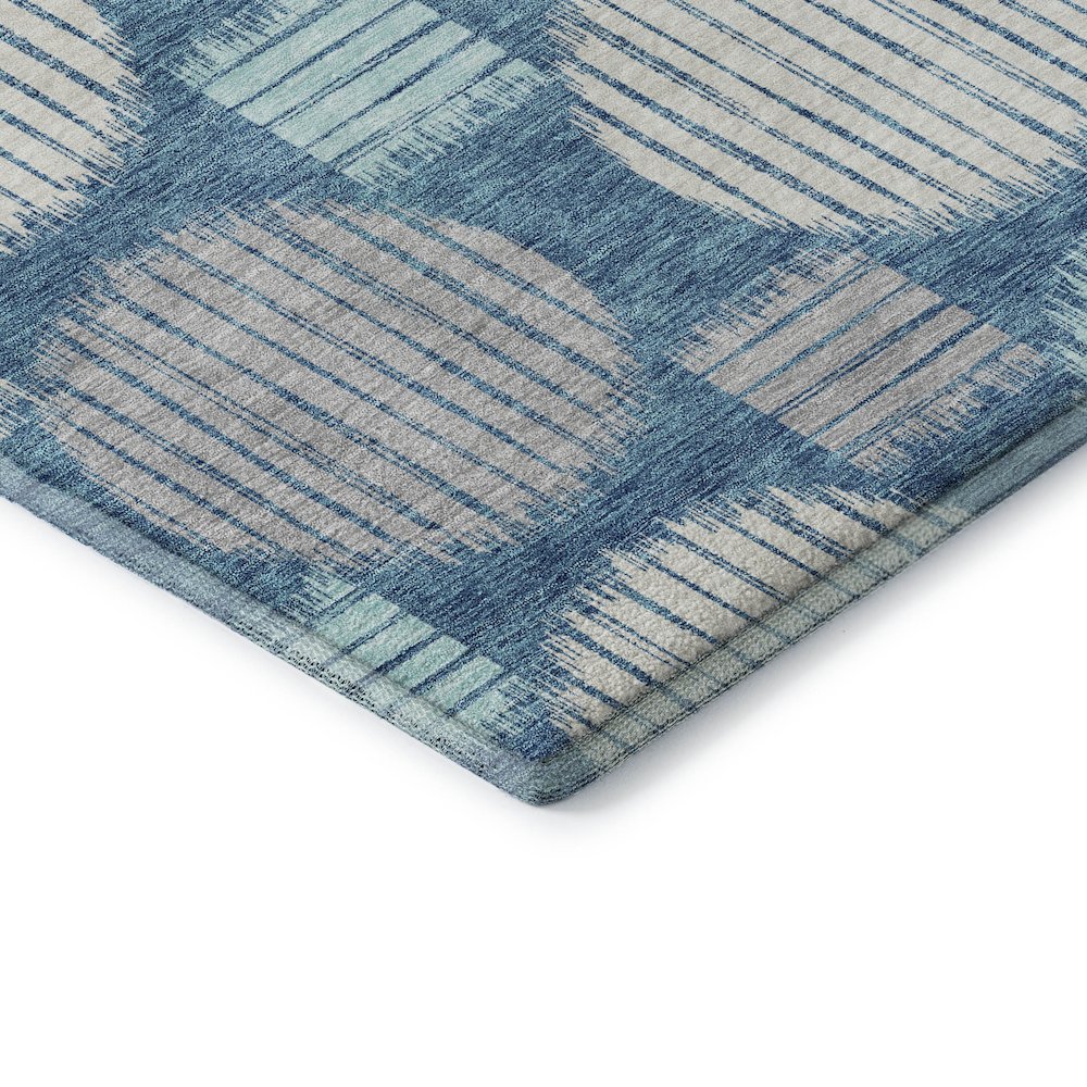 Premium Machine Washable Mayfield AMF900 Teal 10' x 14' Rug. Picture 3