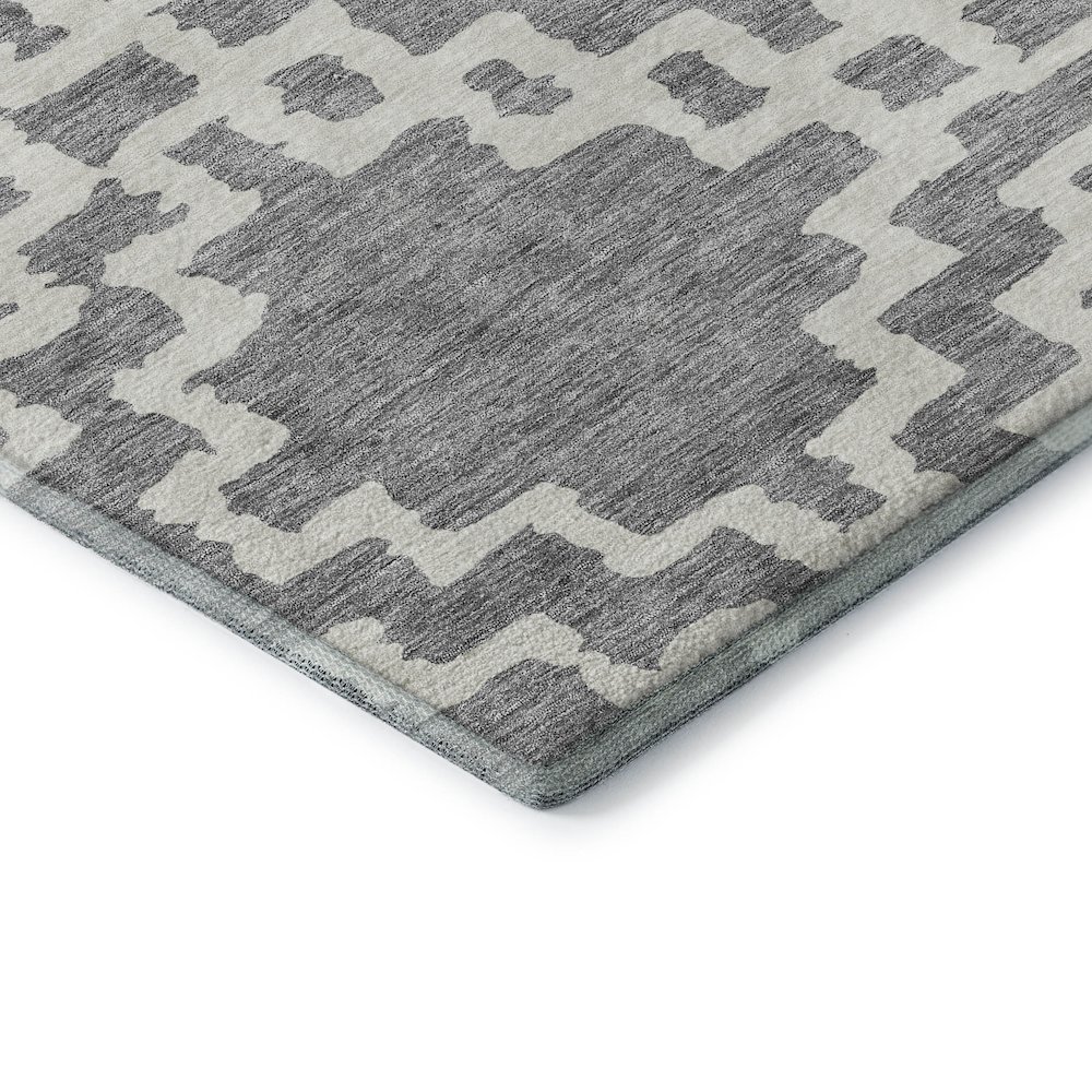 Premium Machine Washable Mayfield AMF902 Gray 10' x 14' Rug. Picture 3