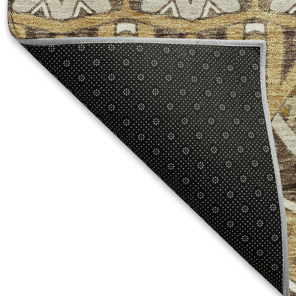 Premium Machine Washable Mayfield AMF909 Gold 10' x 14' Rug. Picture 2