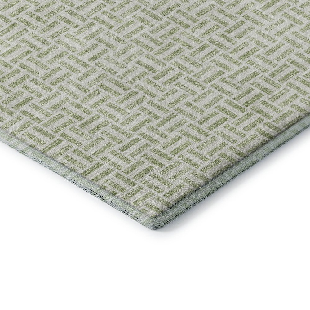 Premium Machine Washable Mayfield AMF911 Aloe 10' x 14' Rug. Picture 3