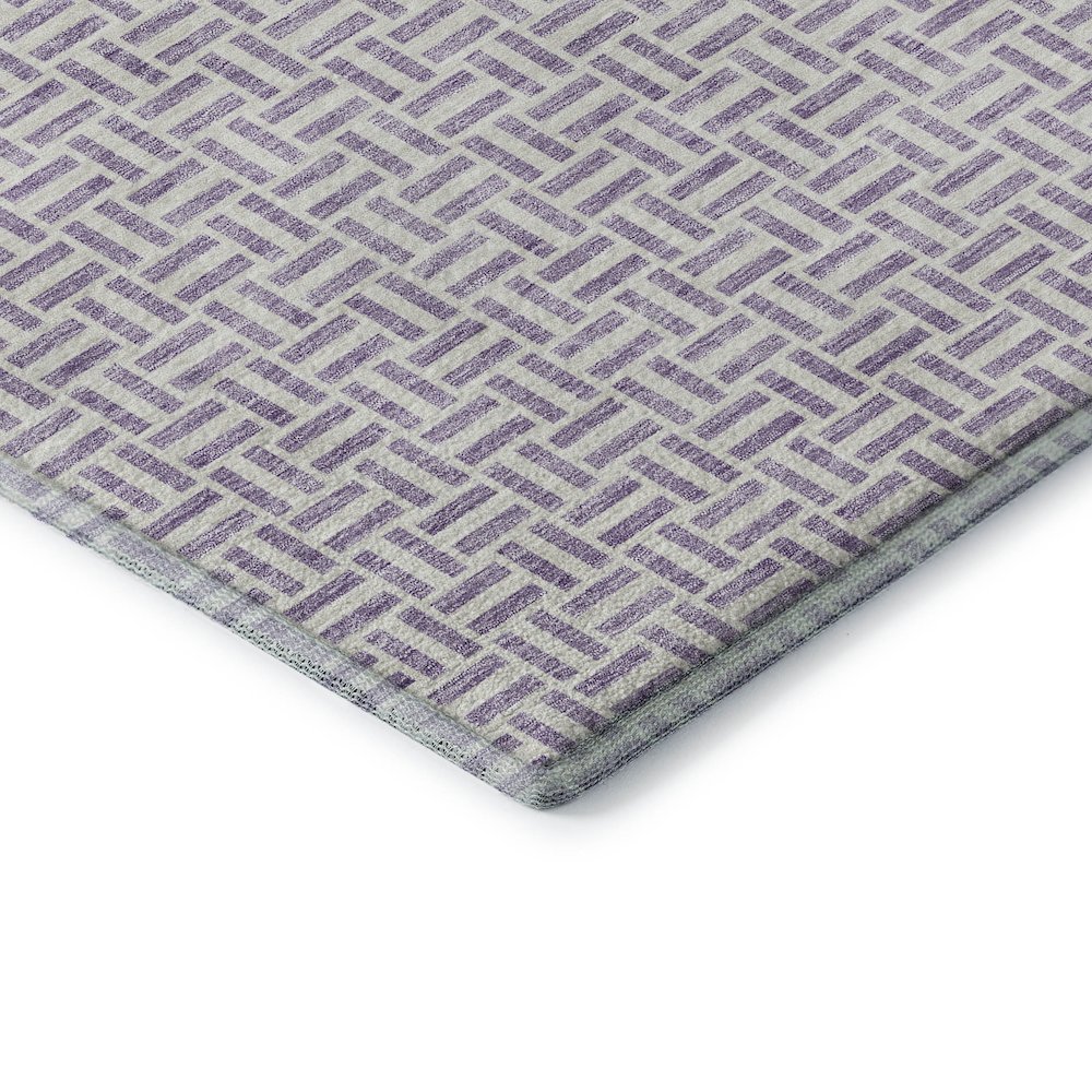 Premium Machine Washable Mayfield AMF911 Lavender 10' x 14' Rug. Picture 3