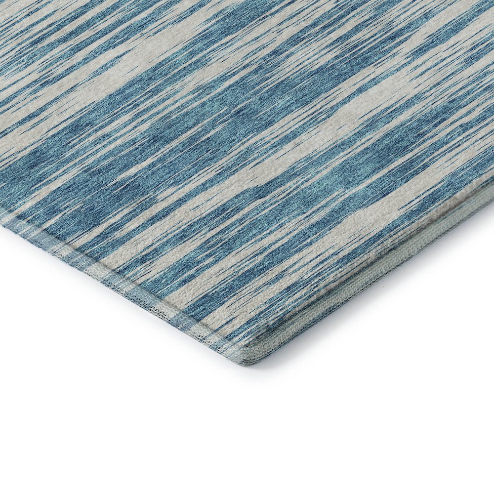Premium Machine Washable Mayfield AMF951 Teal 10' x 14' Rug. Picture 3