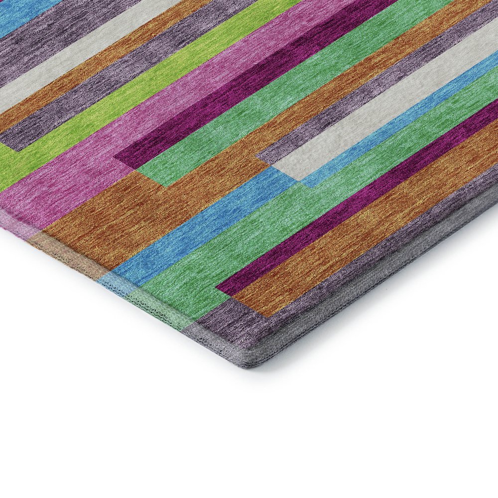 Premium Machine Washable Mayfield AMF956 Lavender 10' x 14' Rug. Picture 3