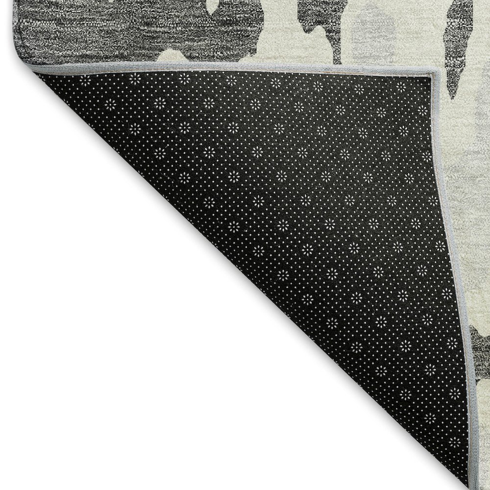 Premium Machine Washable Mayfield AMF957 Gray 10' x 14' Rug. Picture 2