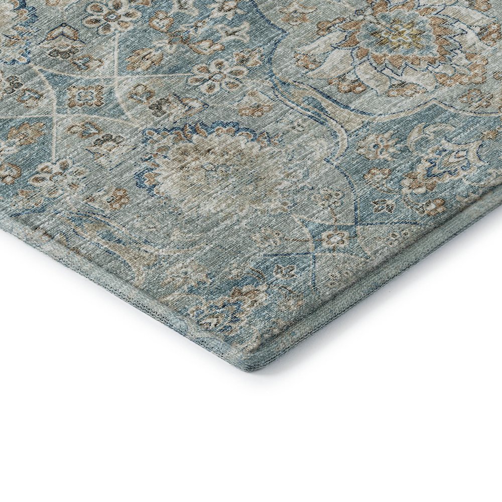 Premium Machine Washable Mayfield  Peacock 10' x 14' Rug. Picture 3