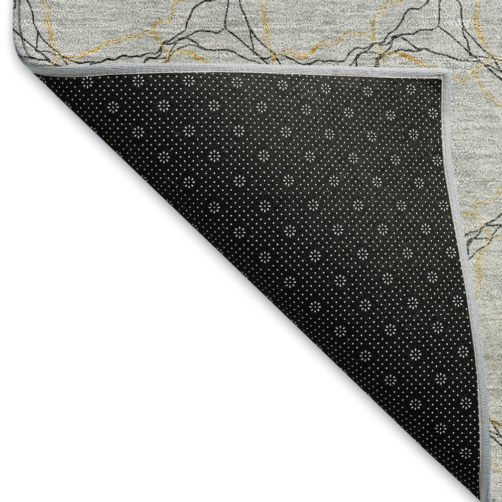Premium Machine Washable Mayfield AMF960 Gray 10' x 14' Rug. Picture 2