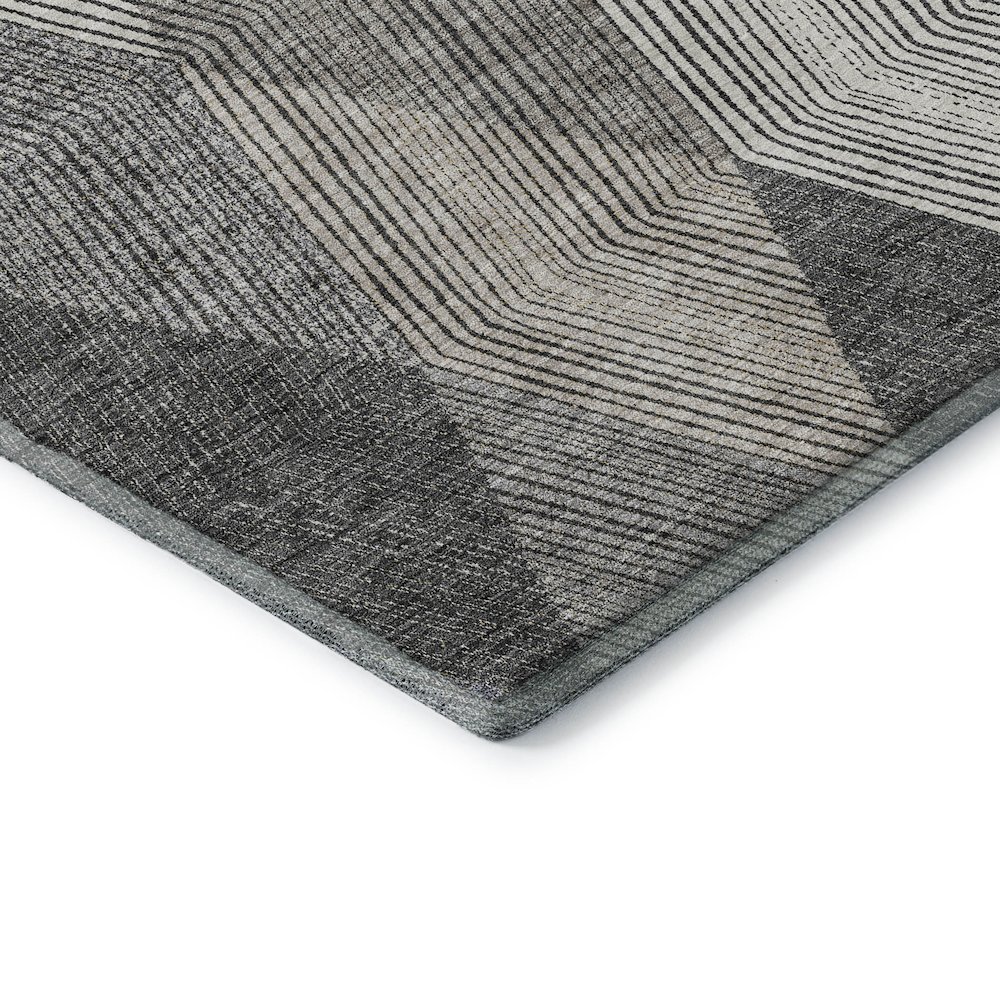 Premium Machine Washable Mayfield AMF962 Pewter 10' x 14' Rug. Picture 3