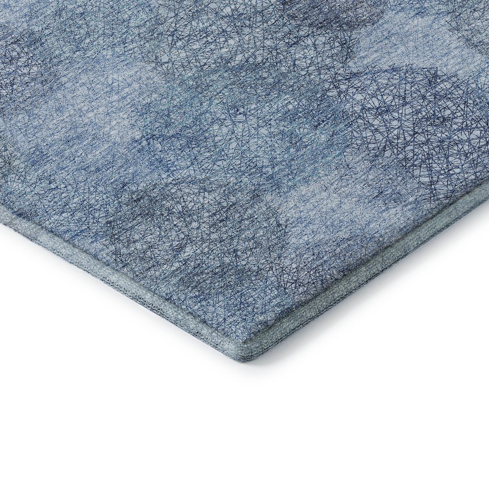 Premium Machine Washable Mayfield AMF977 Denim 10' x 14' Rug. Picture 3
