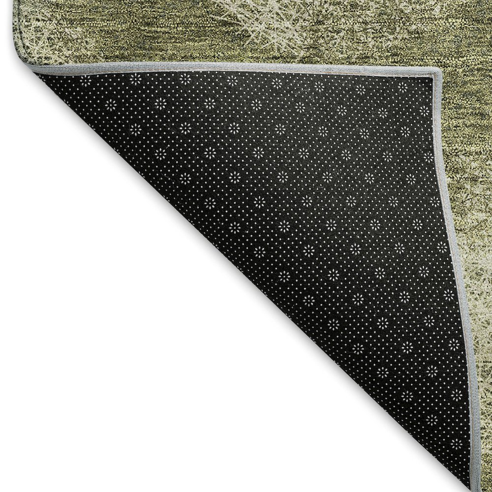 Premium Machine Washable Mayfield AMF977 Green 10' x 14' Rug. Picture 2