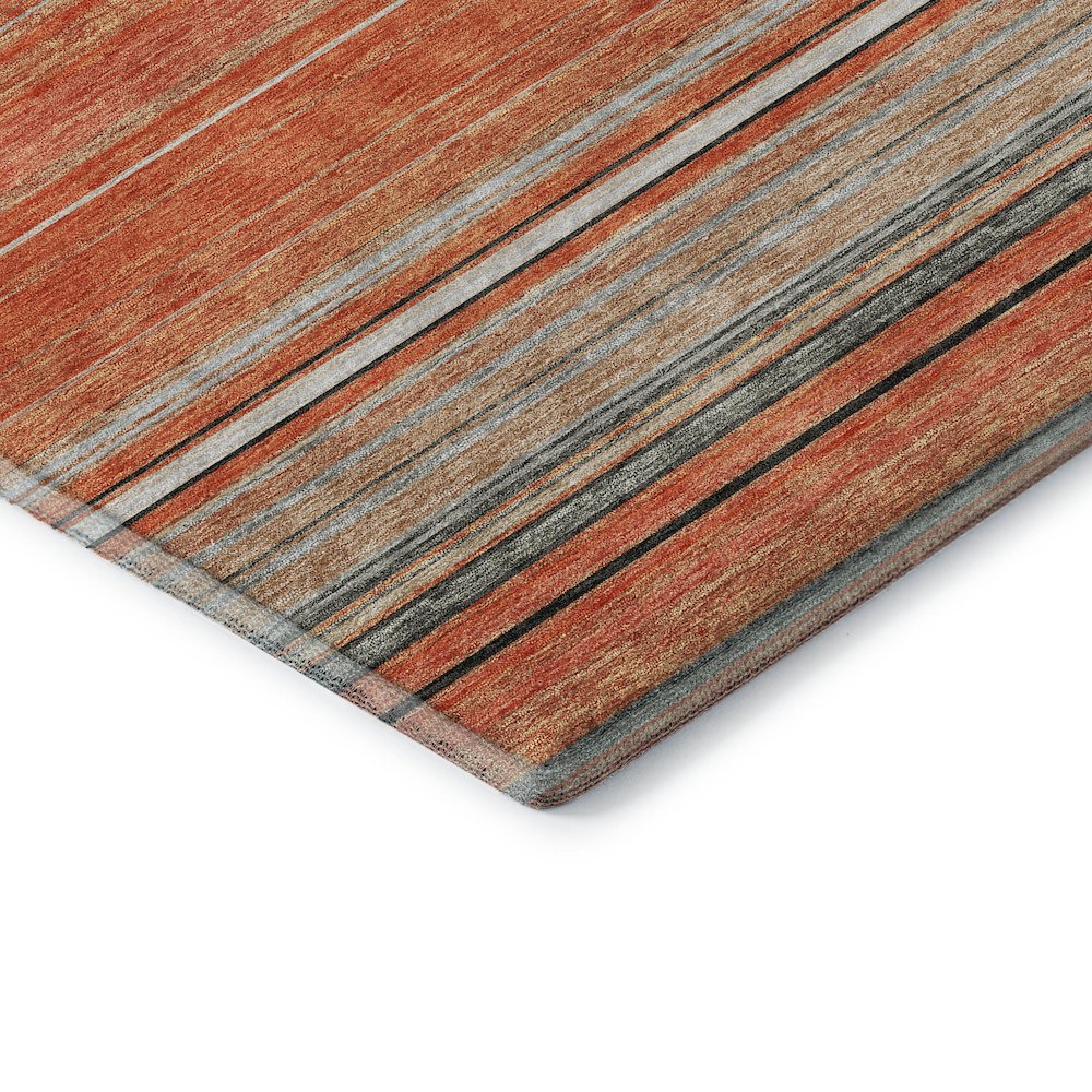 Premium Machine Washable Mayfield AMF979 Coral 10' x 14' Rug. Picture 3