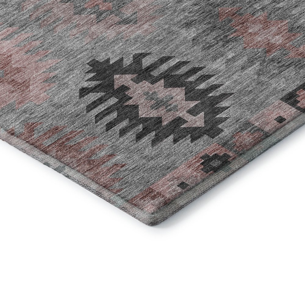 Premium Machine Washable Mayfield AMF983 Gray 10' x 14' Rug. Picture 3