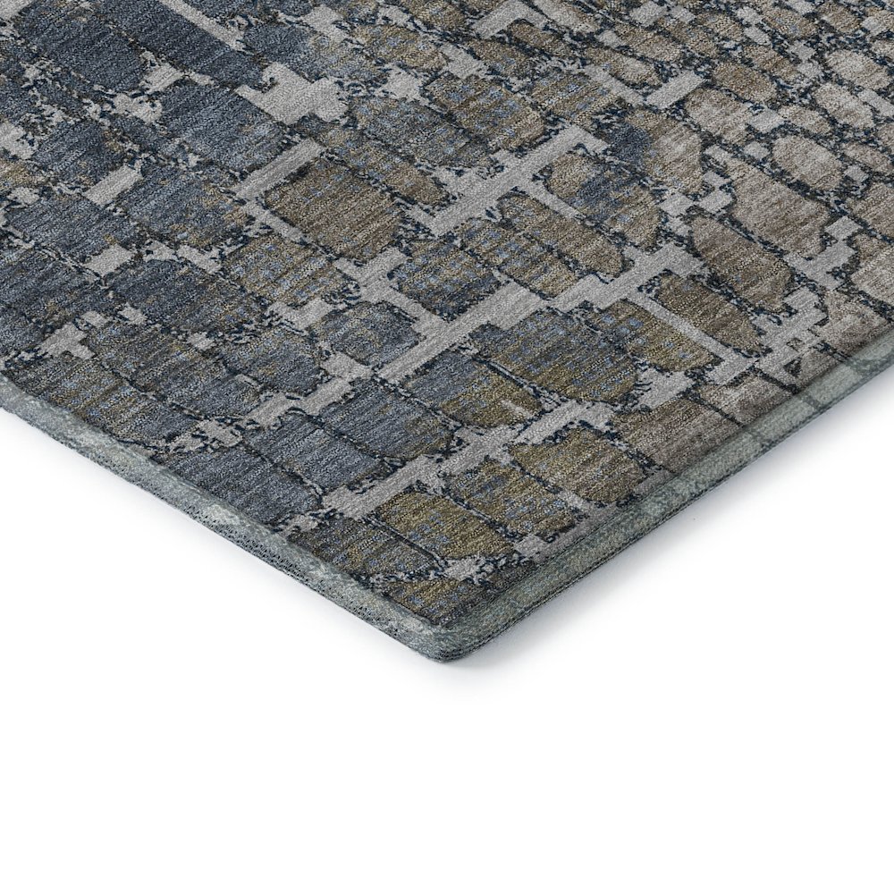 Premium Machine Washable Mayfield AMF988 Silver 10' x 14' Rug. Picture 3