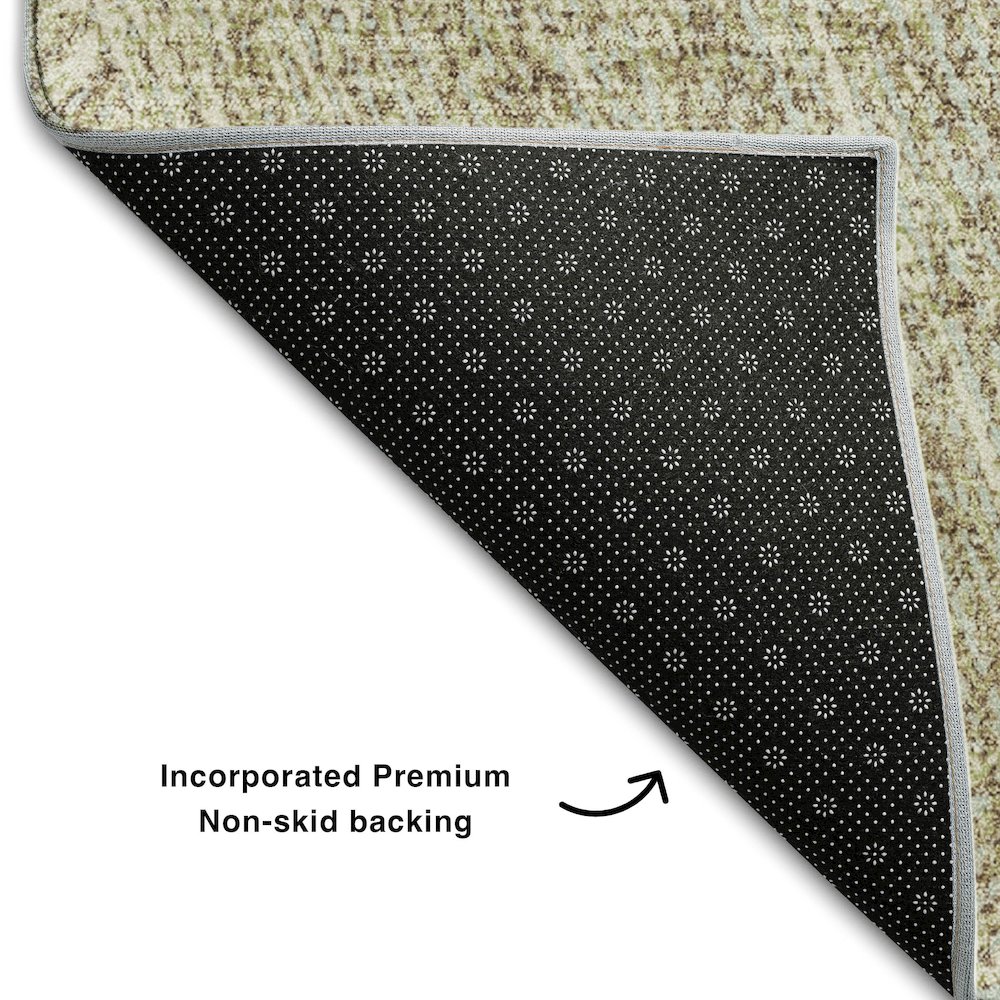 Premium Machine Washable Mayfield AMF991 Putty 10' x 14' Rug. Picture 2