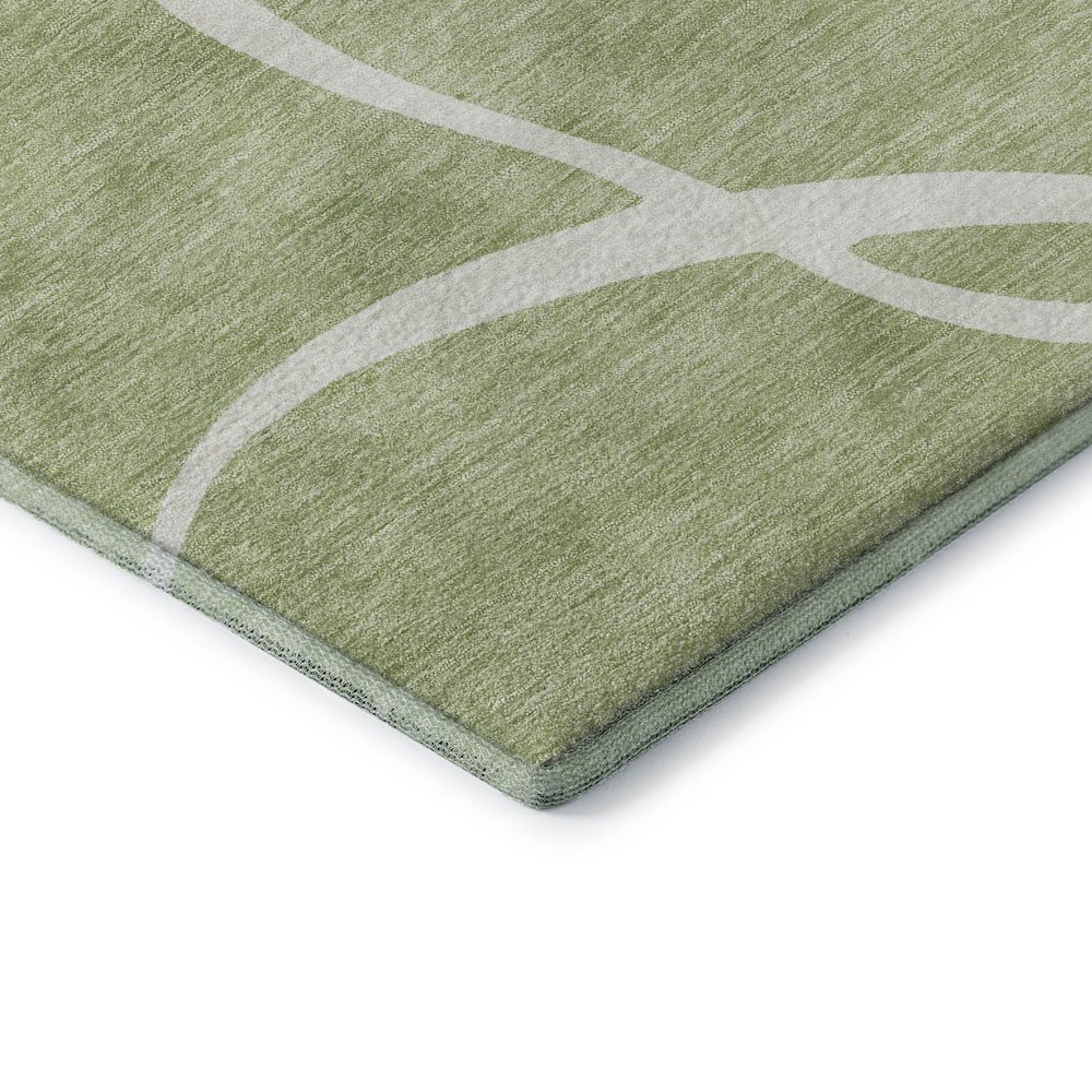 Premium Machine Washable Mayfield AMF999 Aloe 10' x 14' Rug. Picture 3