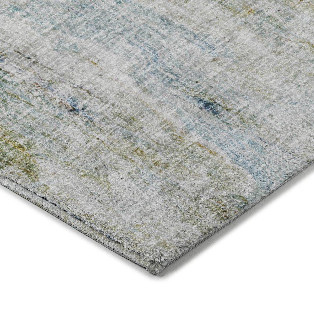 Luxury Washable Boca Seafoam 10' x 14' Rug. Picture 2