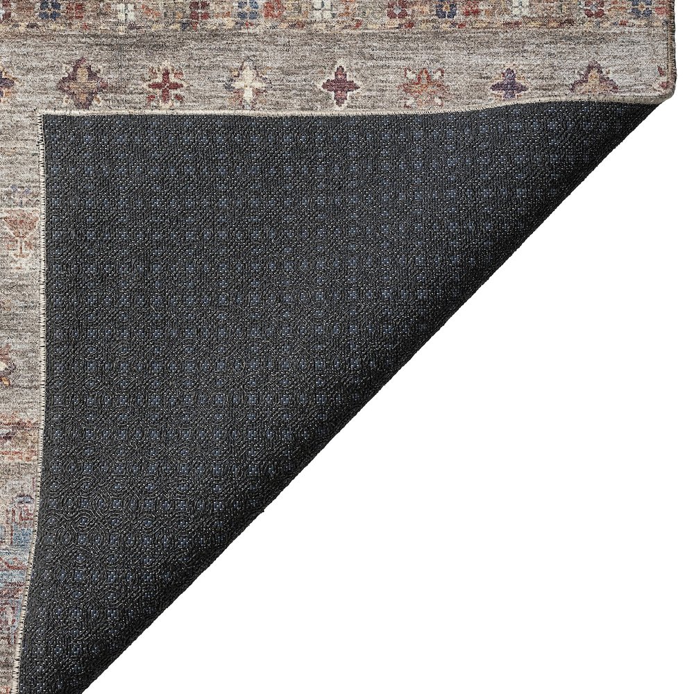 Indoor/Outdoor Karaj Gray 10' x 14' Rug. Picture 4