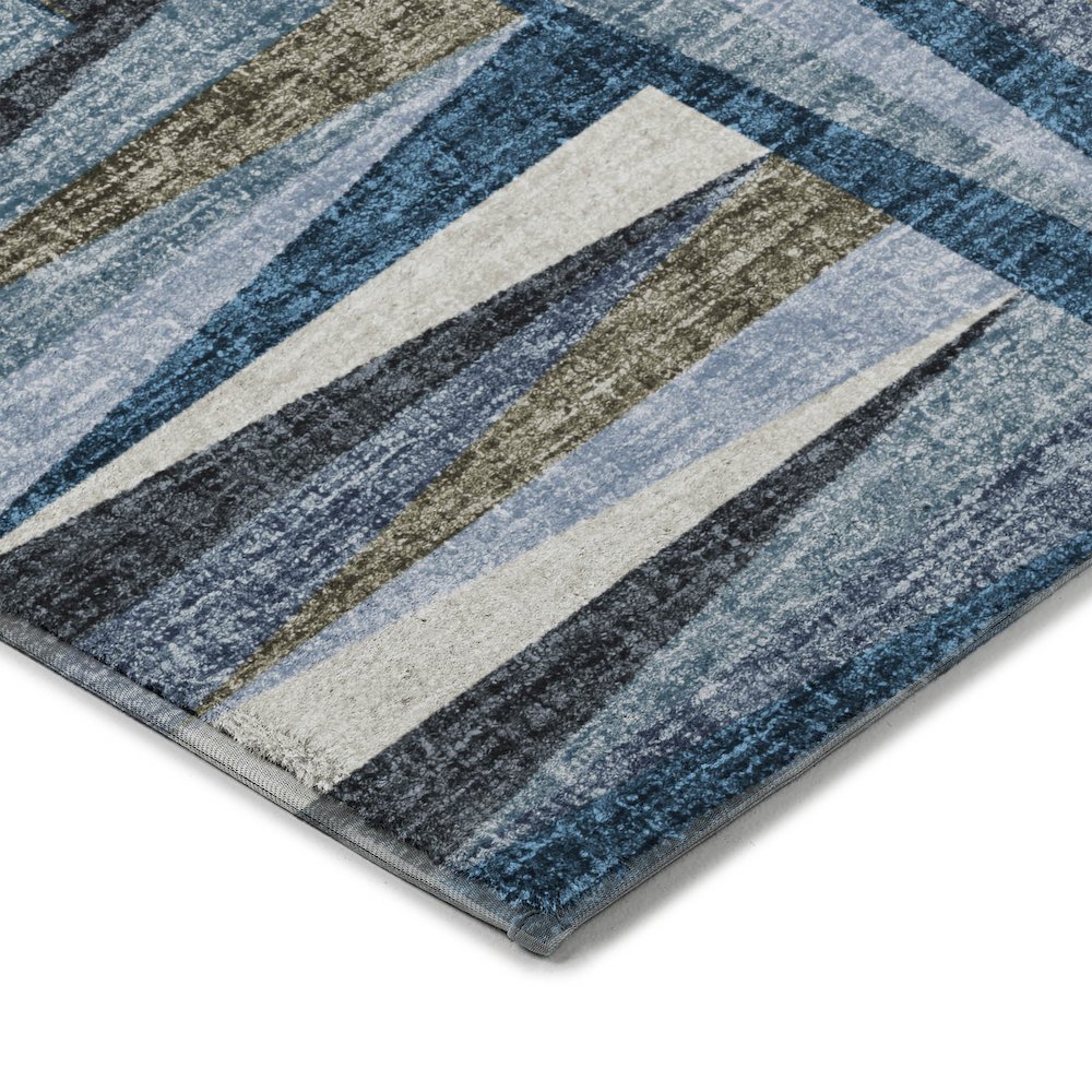 Luxury Washable Lorenzo Denim 10' x 14' Rug. Picture 2
