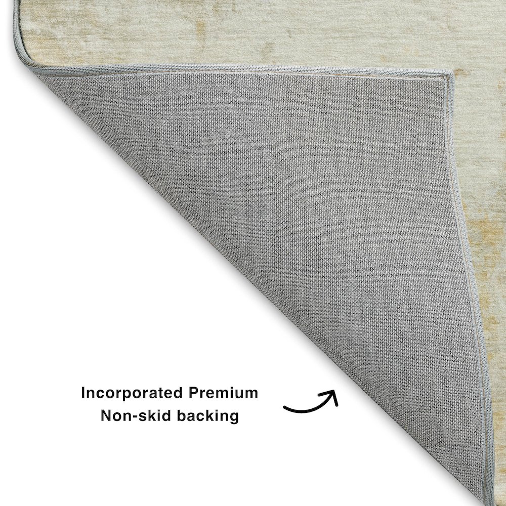 Luxury Washable Indoor/Outdoor Ravenna Linen 10' x 14' Rug. Picture 4