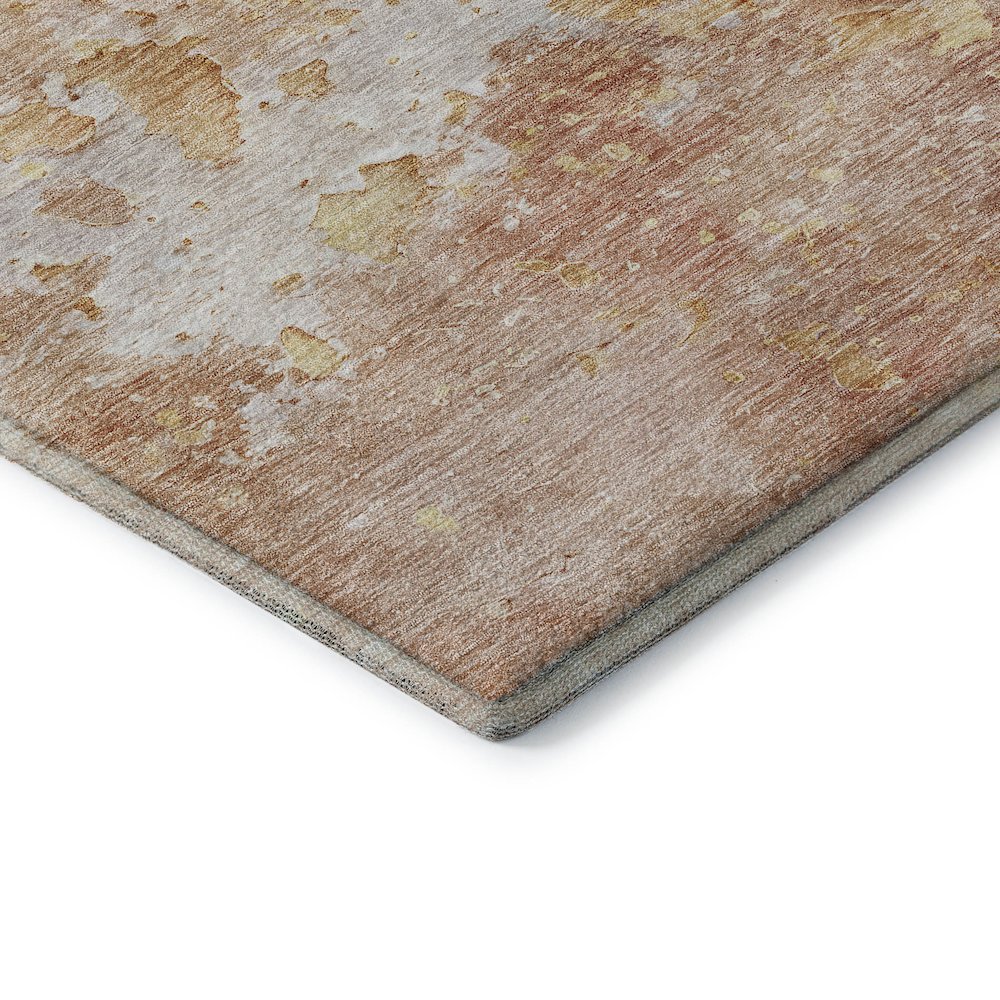 Luxury Washable Indoor/Outdoor Ravenna Salmon 10' x 14' Rug. Picture 2