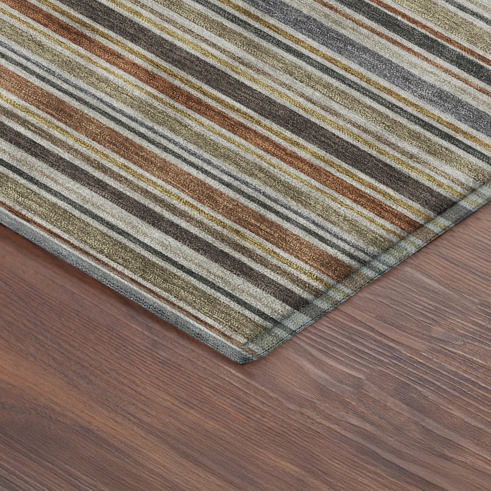 Luxury Washable Indoor/Outdoor Soft Essentials SE2 Multi 10' x 14' Rug. Picture 2