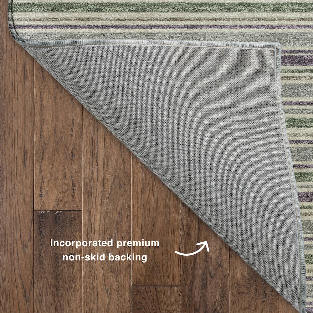 Luxury Washable Indoor/Outdoor Soft Essentials SE2 Gray 10' x 14' Rug. Picture 4
