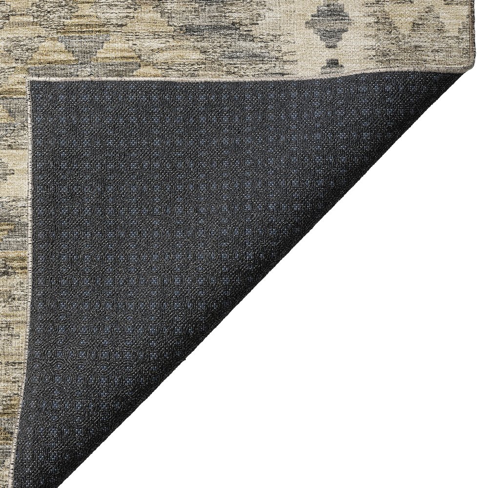 Luxury Washable Indoor/Outdoor Solace Beige 10' x 14' Rug. Picture 4