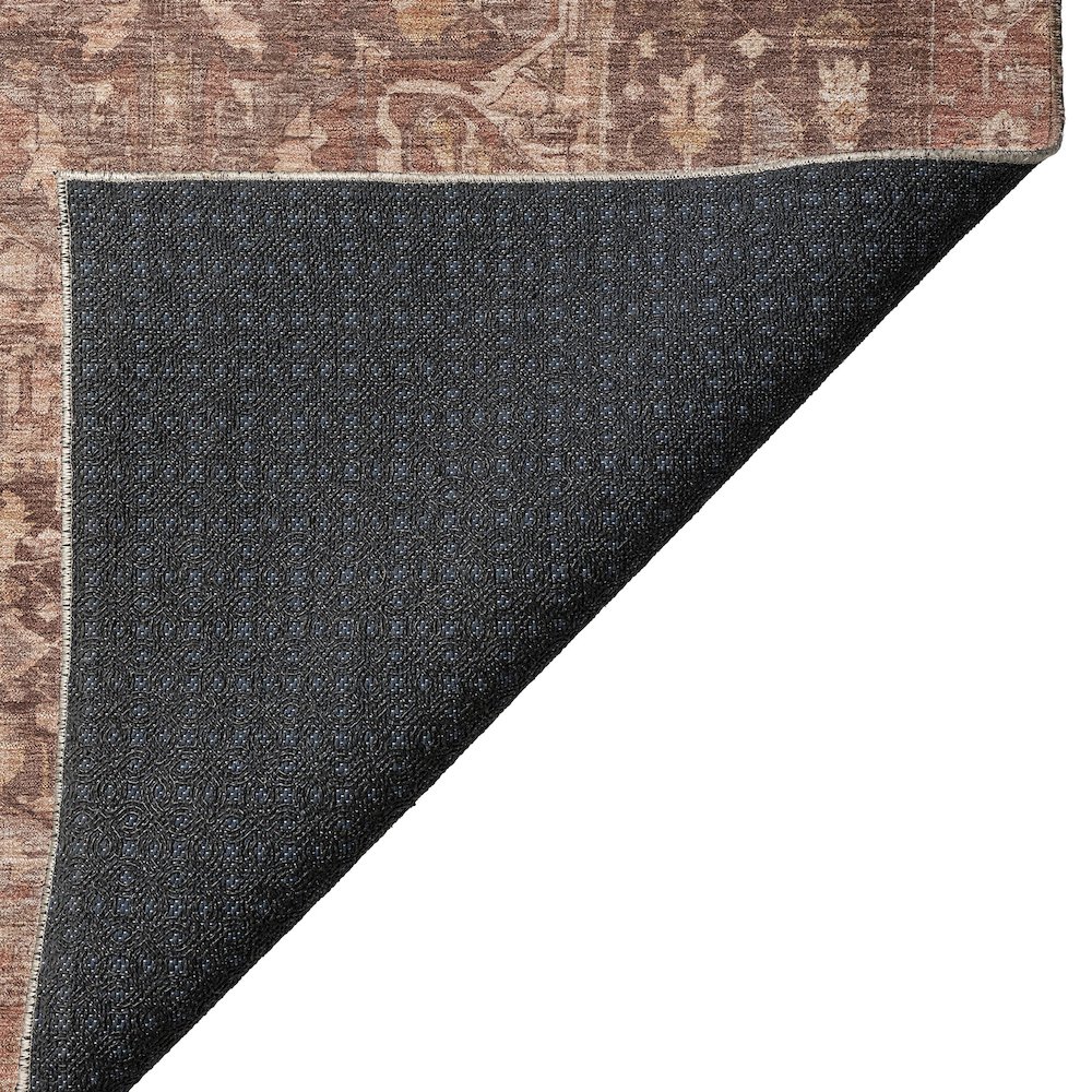 Luxury Washable Indoor/Outdoor Solace Burgundy 10' x 14' Rug. Picture 4