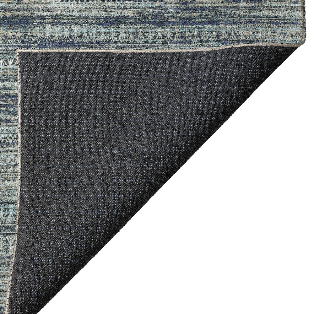 Luxury Washable Indoor/Outdoor Solace Teal 10' x 14' Rug. Picture 4